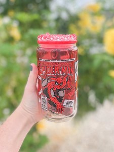 DIY Spiderman Snow Globe Tumbler