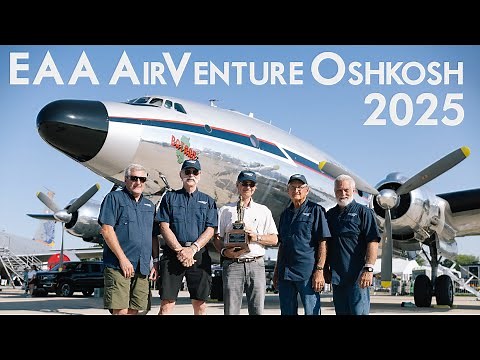 Air Legends Foundation: Constellation “Bataan” + Flight of the Cats at Oshkosh 2025.