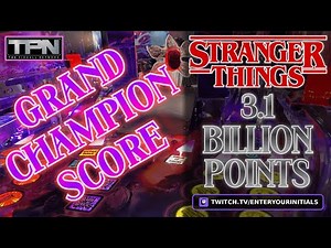 Stern Pinball's Stranger Things - 3.1 Billion Points - Full Gameplay