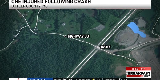 1 injured in 2-vehicle Butler County crash