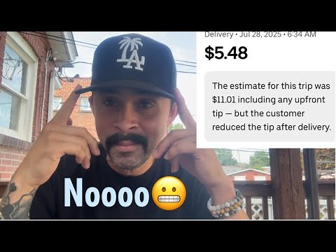 Getting TIP BAITED On Uber Eats Sucks. Delivery Driver Issues