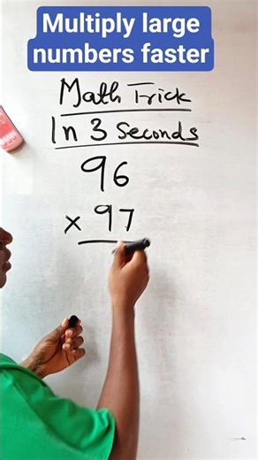 Multiply numbers close to 100 faster. #maths #mathshorts #mathstricks