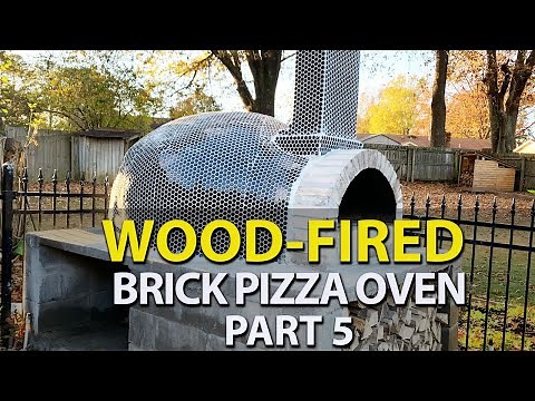 Ep 5 - Wood Fired Brick Pizza Oven - Exterior Design and Floor Insulation / DIY / How to build