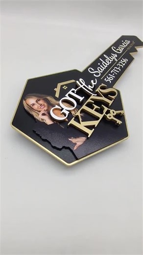 Got the Keys Sign, 3D Key Sign, Sold Real Estate Key, Closing Gift for Realtor, Real Estate Key, Custom Sign With PHOTO - Etsy