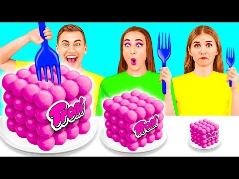 Big, Medium and Small Plate Challenge | Simple Secret Kitchen Hacks and Tools by Fun Challenge