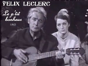 Félix Leclerc (live TV 1965) - Le petit bonheur