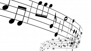 clip-26350298-music-notes-flowing-on-white-background-seamless