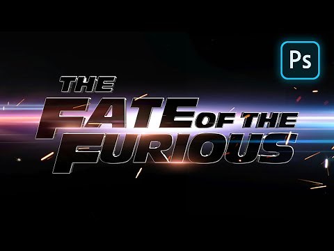 Fast and Furious Text Effect Photoshop Free Download