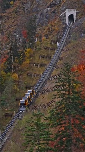 Stoos Funicular, Switzerland ✨ World's Steepest Railway