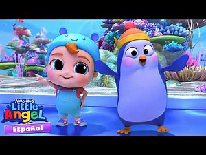 Bebé Juan conoce a un pingüinito bailarín 🐧Canciones Infantiles 🎵 Little Angel Español