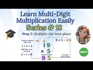 Learn Multi-Digit Multiplication Easy | Foundations of Multiplication | Math for Kids | Series #18