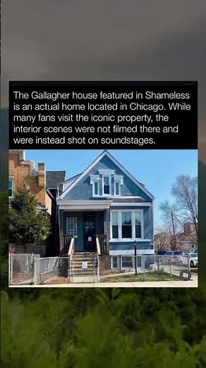 The Shameless House Is Real—But the Show Wasn’t Filmed Inside It 😳🏠 #shorts