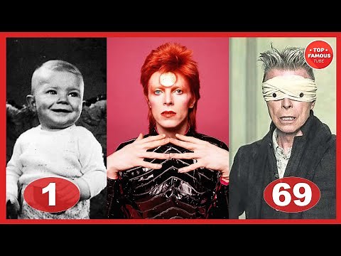 David Bowie Transformation ⭐ From 1 To 69 Years Old