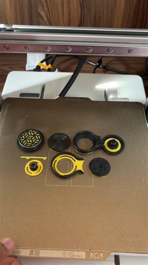 My First Multi-Color 3D Print with AMS | Print-in-Place Fidget Toy)​#3DPrinting​ #AMS​ #FidgetToy​