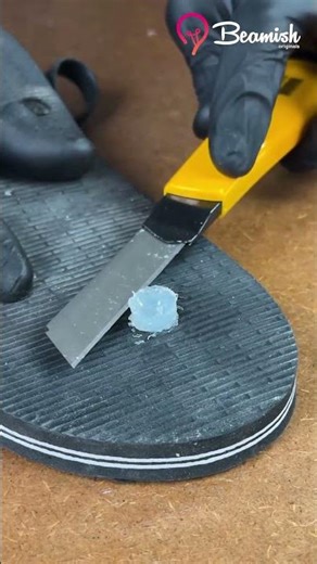 DIY flip flops repair hack #easy #flipflop #fixing #trick