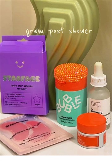 Current favorites in rotation @Bubble Skincare @STARFACE @The Ordinary @grace and stella @Origins Skincare @NYX Professional Makeup #grwm #showerroutine #favoriteproducts