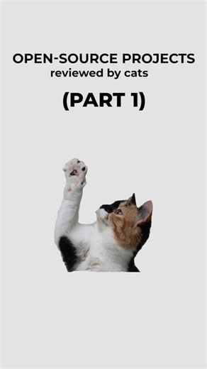 coding.kitty on Instagram: "Open Source Projects, explained and reviewed by cats. Part 1. #cat #code #opensource #foss #coolify"