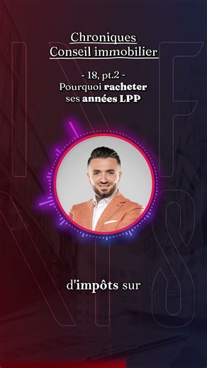 Why buy back the LPP? #realestate #switzerland #albertkololli