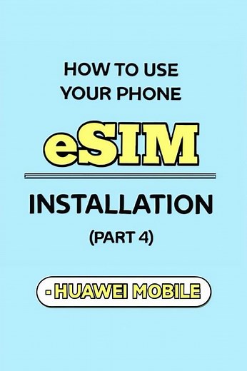 Huawei eSIM Setup Tutorial | Step-by-Step Guide for Beginners (Quick & Easy!) #tech #medeesim