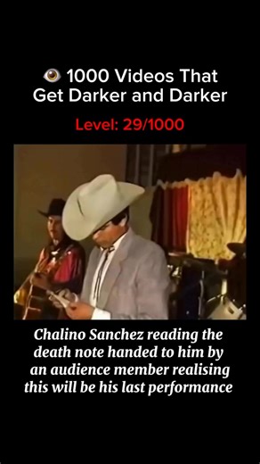 In 1992, Mexican singer Chalino Sánchez received a death note while performing on stage in Culiacán, Sinaloa. A man handed him a piece of paper mid-performance. He read it, nodded slightly, then continued singing. Hours later, after the concert, Chalino was kidnapped by armed men posing as police. His body was found the next day with two gunshot wounds to the head. The note is widely believed to have warned him about the hit. To this day, no one has been officially charged. His death remains one