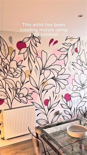painting murals using the meta quest