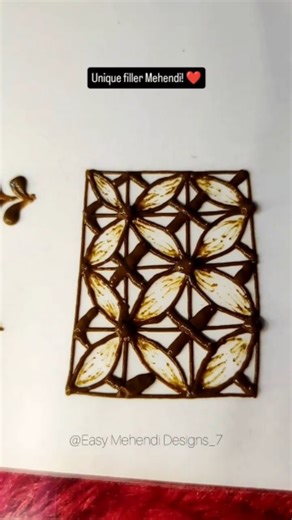 Easy Mehendi Designs on Instagram: "3D filler Mehendi❤️ #floralhenna #easymehendi #simplehenna #trending #viralvideo [Floral, Mehendi, Henna, Love, Color, shaadi, Traditional, Stylish, Minimal, Latest, Trending, Asthetic, beginner, Hack, Trick, figures, bridal, Minimal, Latest, Trending]"