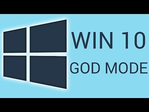 God Mode In Windows 10