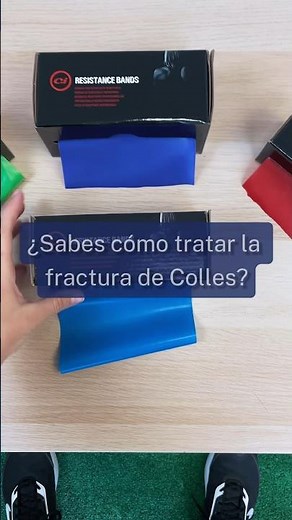 ¿Sabes cómo tratar la fractura de Colles? #fisioterapeuta #tips #fisioterapiadeportiva