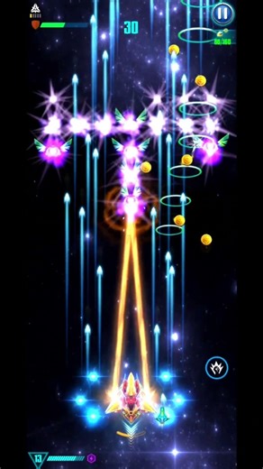 How To Skip The End Boss In Hero Mode On Galaxy Attack: Alien Shooter! #shorts