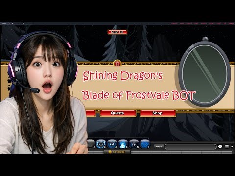 Shining Dragon's Blade of Frostvale / Unsung Necropolis Merge Shop BOT 2025 AdventureQuest Worlds