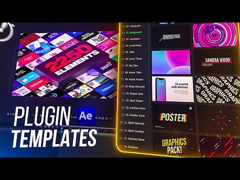 Le MEILLEUR Plugin After Effects (TEMPLATES INCROYABLES)