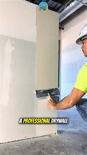 Perfect drywall joint finishing with Tltaping knife | Satisfying wall repair technique