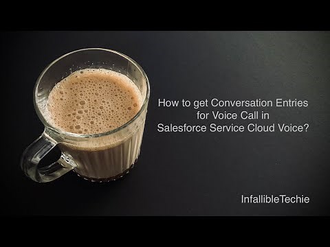Get Conversation Entries for Voice Call in Salesforce Service Cloud Voice