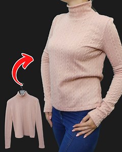 How to sew a comfortable sweater for women correctly. | MomCut - Deutschland