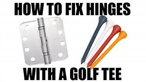If you've got a loose hinge that's been bugging you, here's how to fix it in 15 seconds! | MR. FIX IT