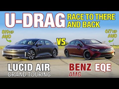U-DRAGS: Mercedes-AMG EQE vs. Lucid Air Grand Touring