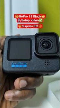 😱GoPro 12 Black🤩Setup Video🧑🏽‍🔧 Surprise Gift🎁 #shorts #food #short #trending #youtubeshorts