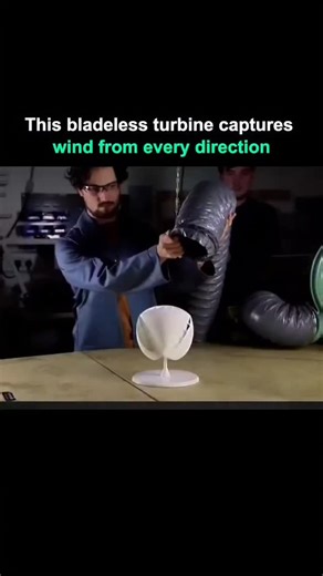 prashant kumar on Instagram: "Unlike traditional turbines that only catch wind from one direction, the O-Wind captures it from everywhere: horizontal, vertical, or diagonal. It uses the Venturi Effect: vents on the sphere create internal channels that speed up airflow, generating pressure differences that spin the device on one axis. An internal generator converts this rotation into electricity. The bladeless carbon fiber design is quiet, safe for birds, and captures both updrafts and downdrafts