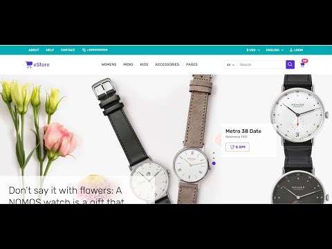 Convert Responsive Ecommerce HTML Template into Angular 17 Project