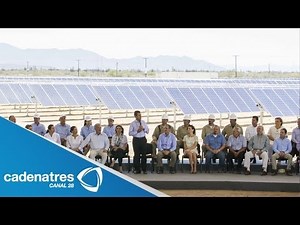 Peña Nieto inaugura planta solar y presa en Baja California Sur
