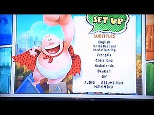 DVD Menu Walkthrough to Captain Underpants the First Epic Movie