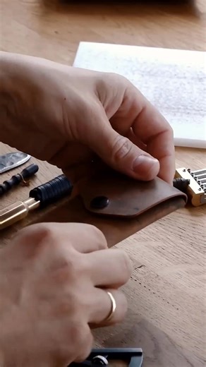 48K views · 587 reactions | Limited edition Shell cordovan wallets and edc organizers live at _Mukama 02 #leadhershows #dailyreels #Leadhar #satisfyingvideo #satisfying #leathercraft #crafting #leatherwork | Leather Show | Facebook