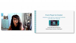 26K views · 40 reactions | Video game creation offers an opportunity to learn computing fundamentals while exercising the imagination. In this on-demand webinar, learn how children and families are using Microsoft TileCode to create games on gaming handhelds. | Microsoft Research | Facebook