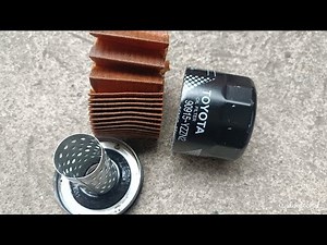 Inside of 90915-YZZN2 Toyota oil filter