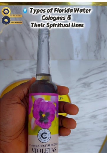 💜 Violetas Florida Water A gentle floral spiritual cologne that calms the mind, nurtures the heart, and fills your space with peace and loving energy. Perfect for self-love rituals, aura cleansing, meditation, and attracting harmony into your life. A little on your palms or in your bath goes a long way ✨ #VioletasFloridaWater #floridawateruses #spiritualcleansing #auracleansing #attractlove FOUR CARDINALS CRAFTS Floor, Update Mall Opp.Excellence Hotel 1A Ogunnusi Rd., Aguda, Ogba, Ikeja, Lagos,