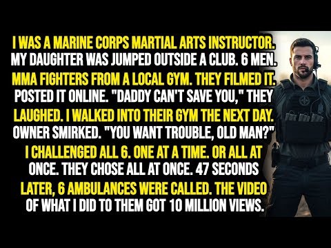 6 MMA Fighters Jumped My Daughter And Filmed It. I'm Marine Corps Instructor. 47 Seconds.
