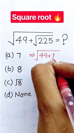 Square root Math 🔥