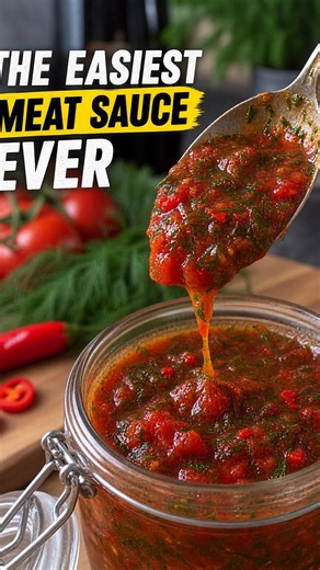 🔥 The Easiest Meat Sauce Ever #cooking #food #foodie