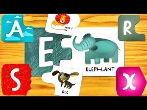 ABC Animals Puzzles - Learn Alphabet | Learn Animals Names and Sounds | Kids ABC Puzzles | Video HD