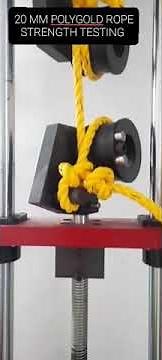 PP ROPE STRENGTH TESTING VIDEO (ROPE TESTING )